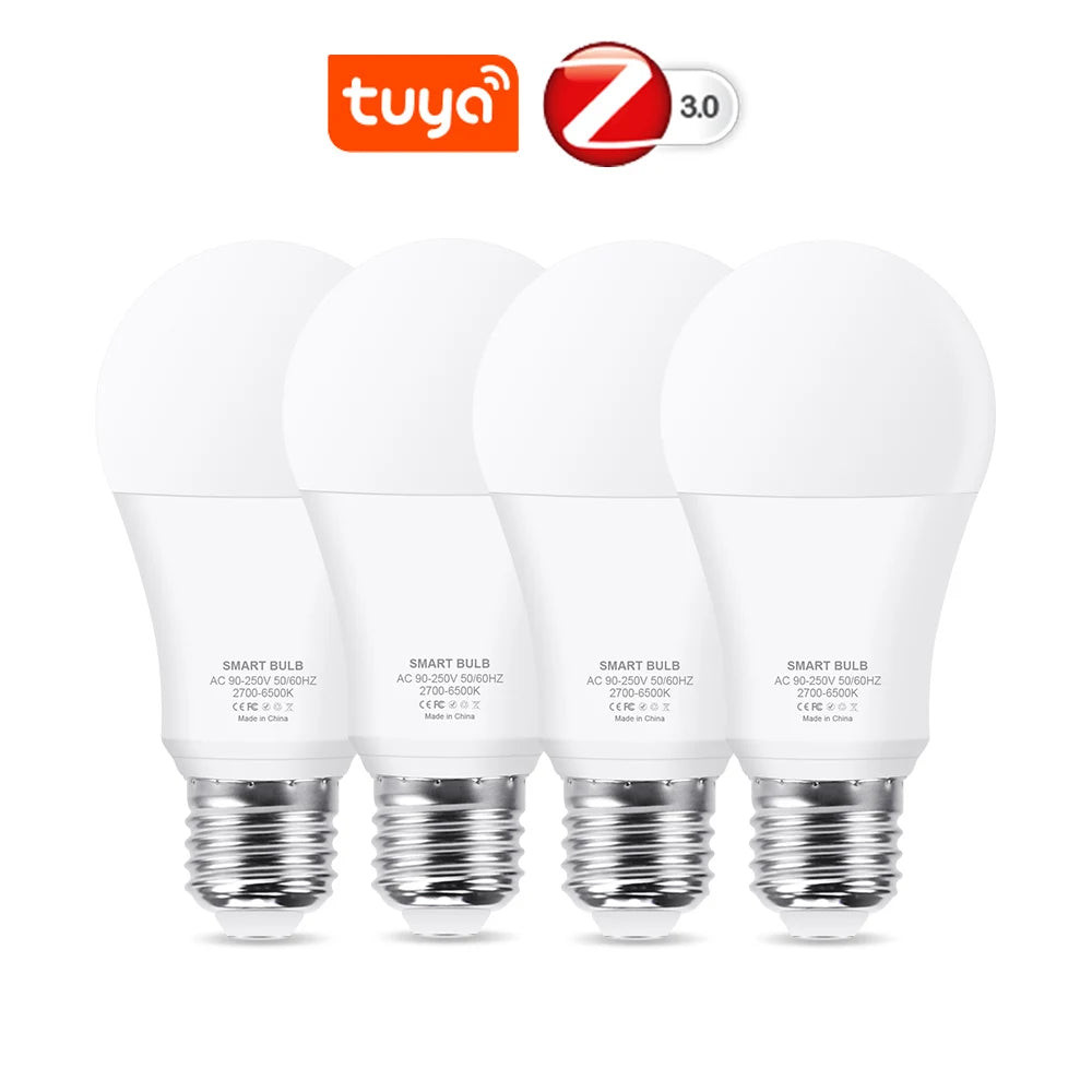 Smart Tuya Zigbee E27 Led Light Alexa Bulb - Atmos Hub