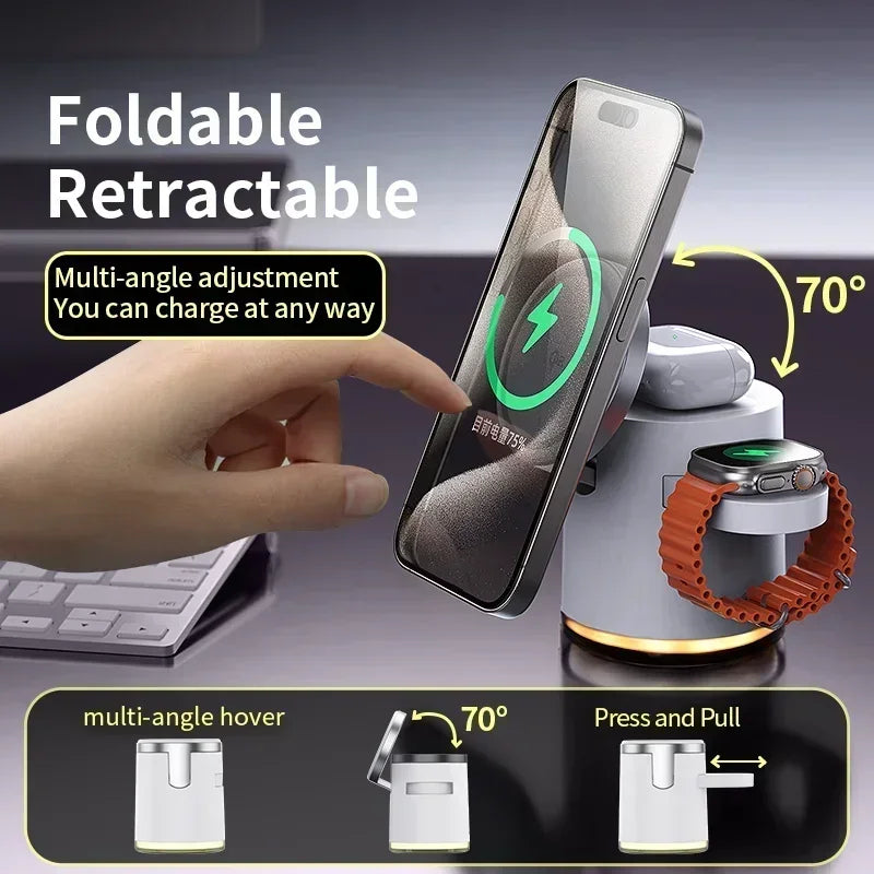4 in 1 Wireless Charger Stand For Magsafe