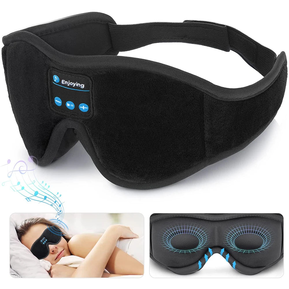 3D Eye Headphones Bluetooth Mask For Sleep