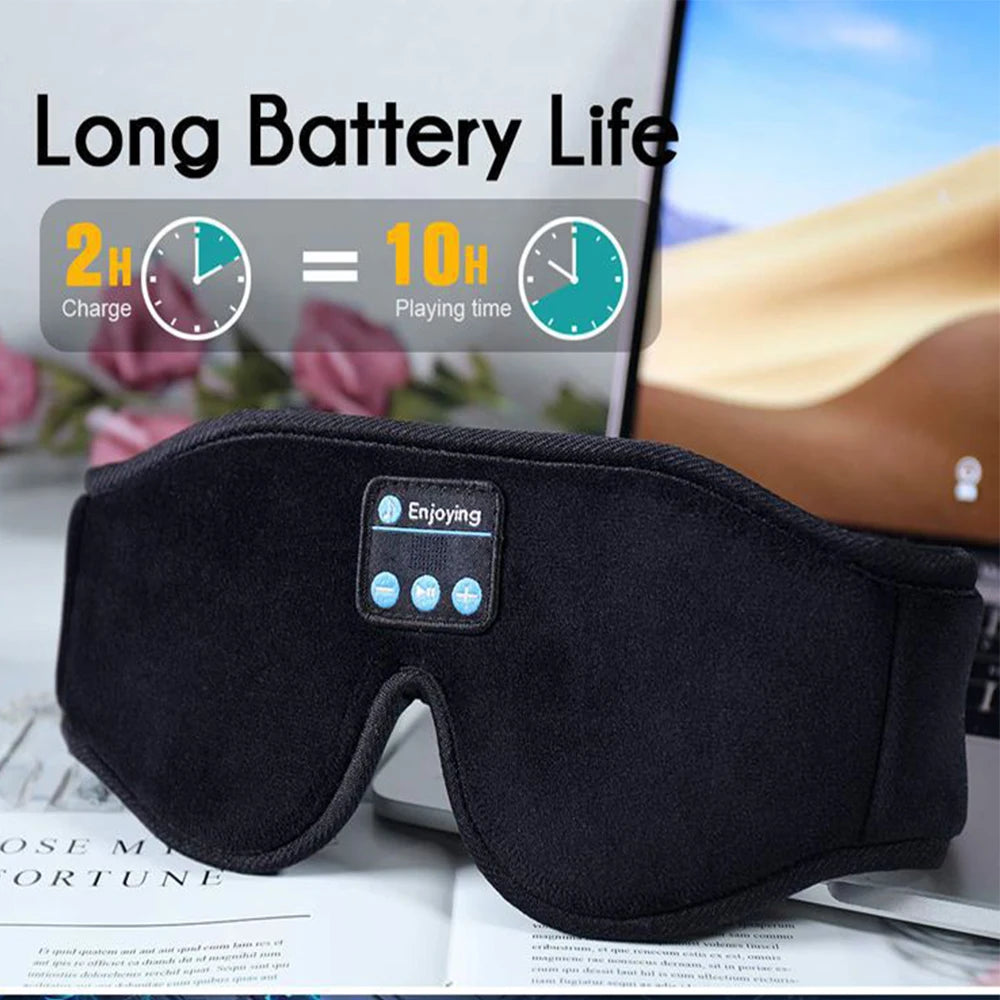 3D Eye Headphones Bluetooth Mask For Sleep