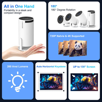 HY300 Pro 4K Android 11 Magcubic Projector