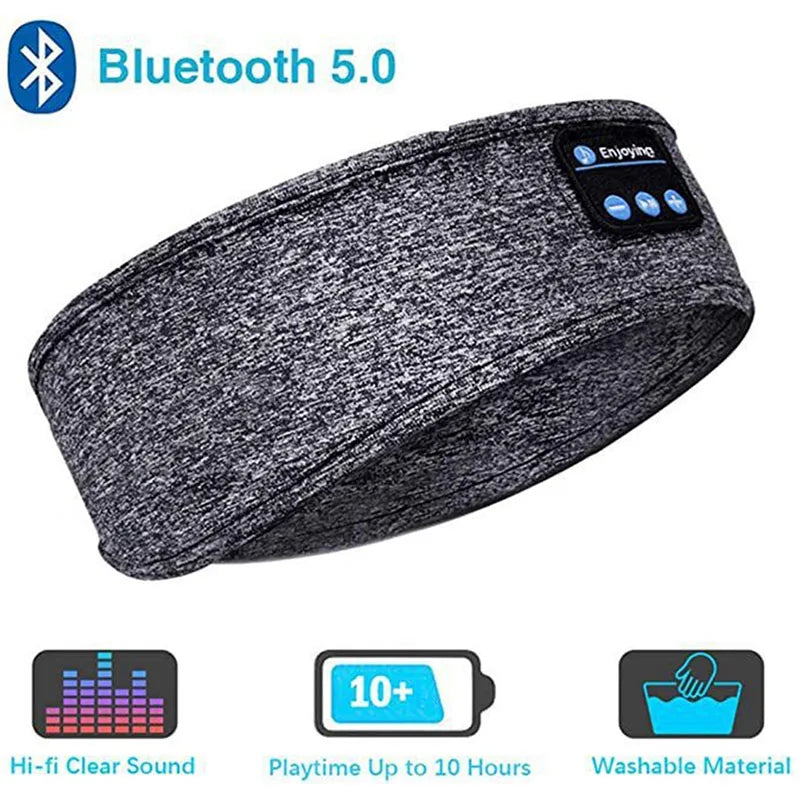 Elastic Wireless Music Earphones Sleeping Headband