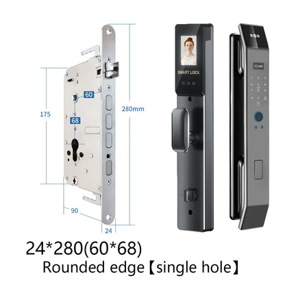 3D Face Smart Digital Door Lock with Screen