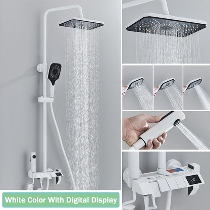 Smart Digital Display Shower Faucet Set