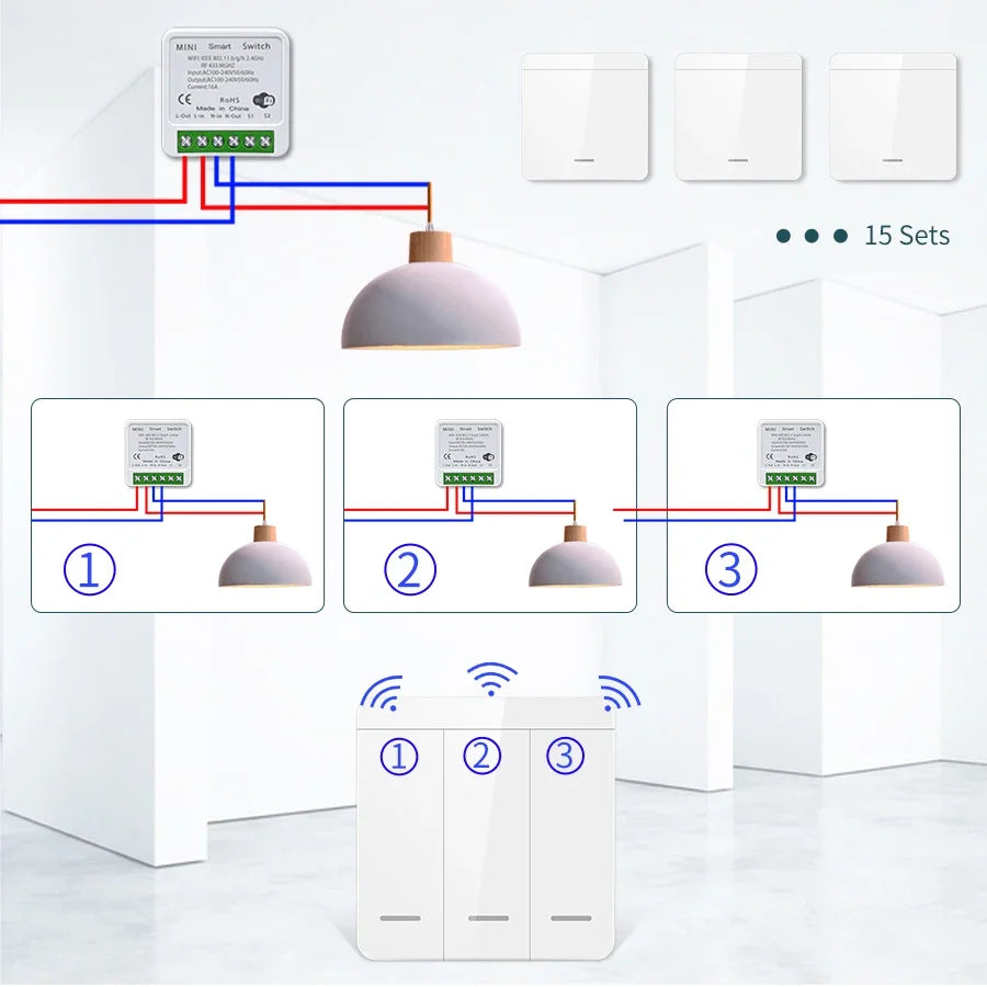 Smart Mini Relay Tuya Voice Control Receiver Switch - Atmos Hub