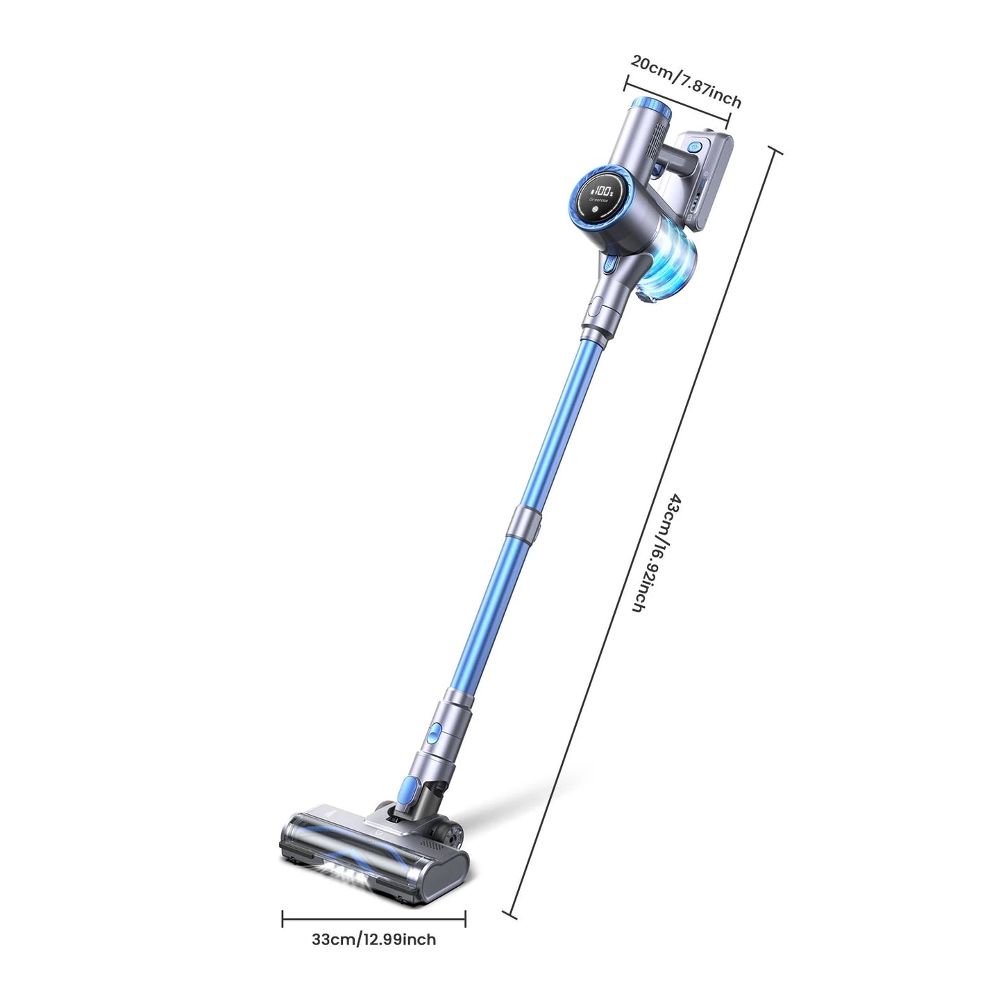 10-in-1 33000Pa Ultra-Quiet Cordless Vacuum Cleaner