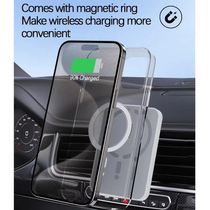 100W Magnetic Wireless Car Charger & Holder for iPhone