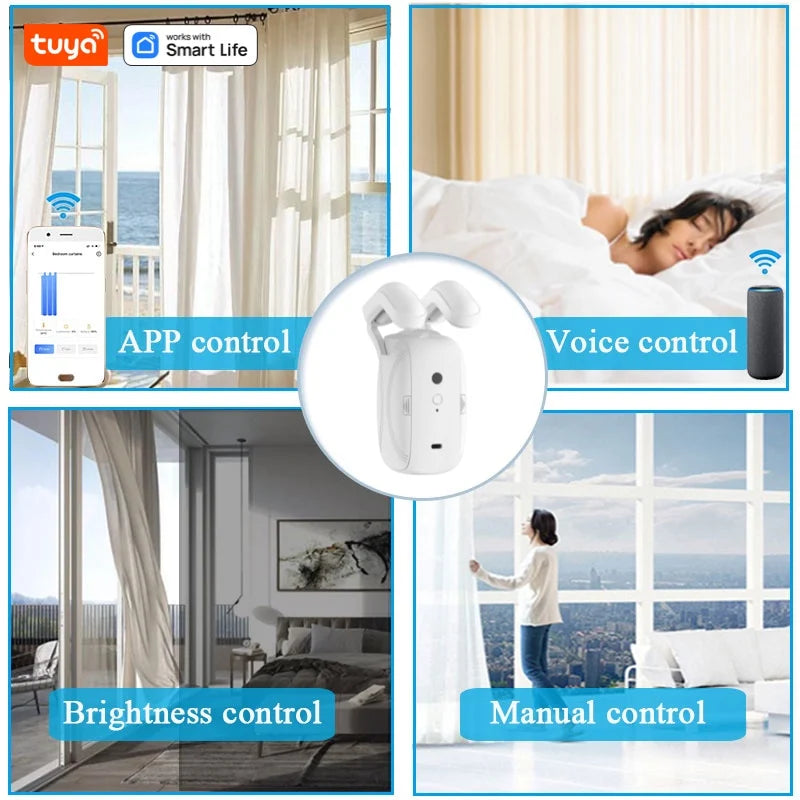 Smart Tuya Wifi Curtain Robot with gateway - Atmos Hub