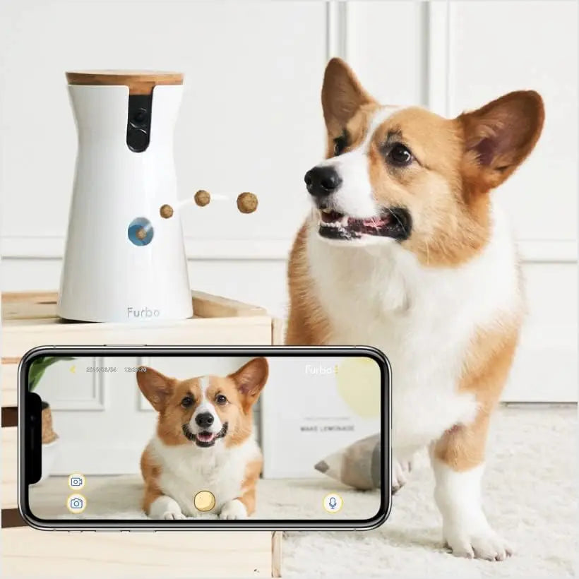 Full HD Wifi Pet Furbo Dog Camera