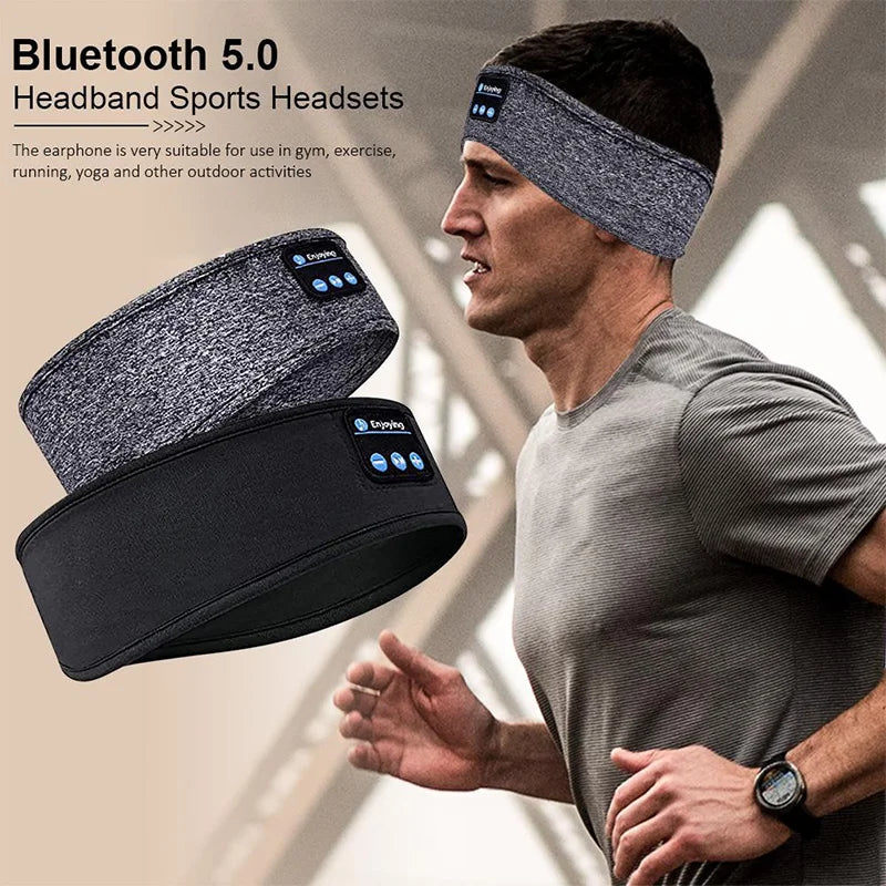 Elastic Wireless Music Earphones Sleeping Headband