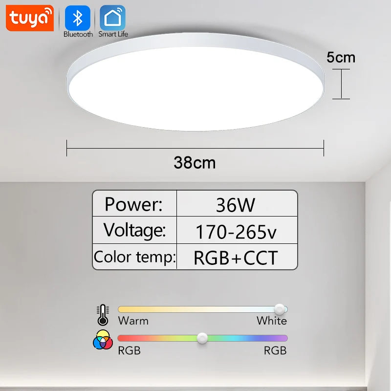 Smart RGB LED Light with Speaker