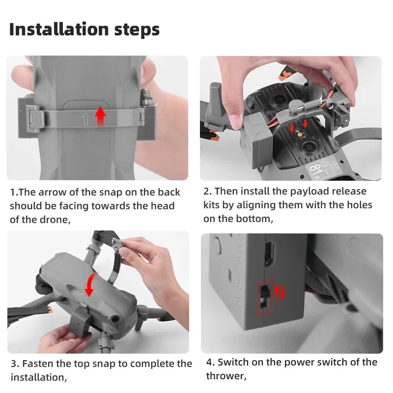 Quick Release Airdrop System Drone