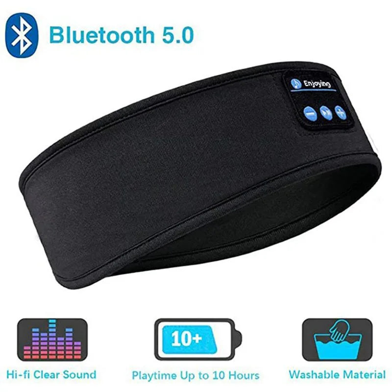 Elastic Wireless Music Earphones Sleeping Headband