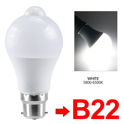 PIR Motion Sensor LED Light Bulb