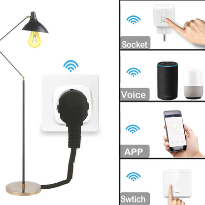 Wireless Mini Voice Control Smart Switch With Alexa - Atmos Hub