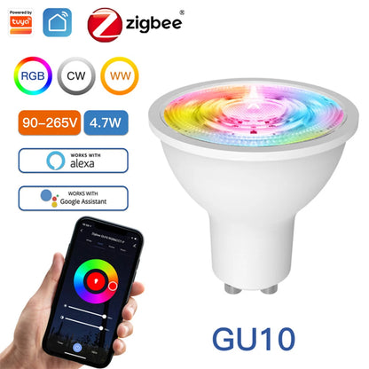 ZigBee WIFI Smart LED Dimmable Lamp With Alexa/Google