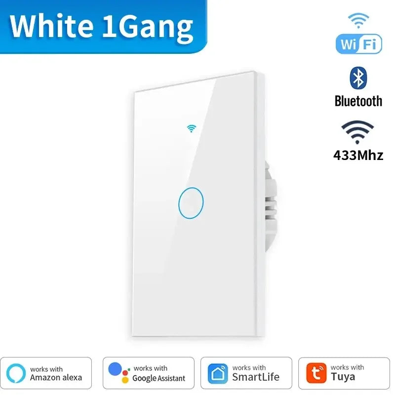 Smart Tuya Gang Light Touch Switch With Alexa - Atmos Hub