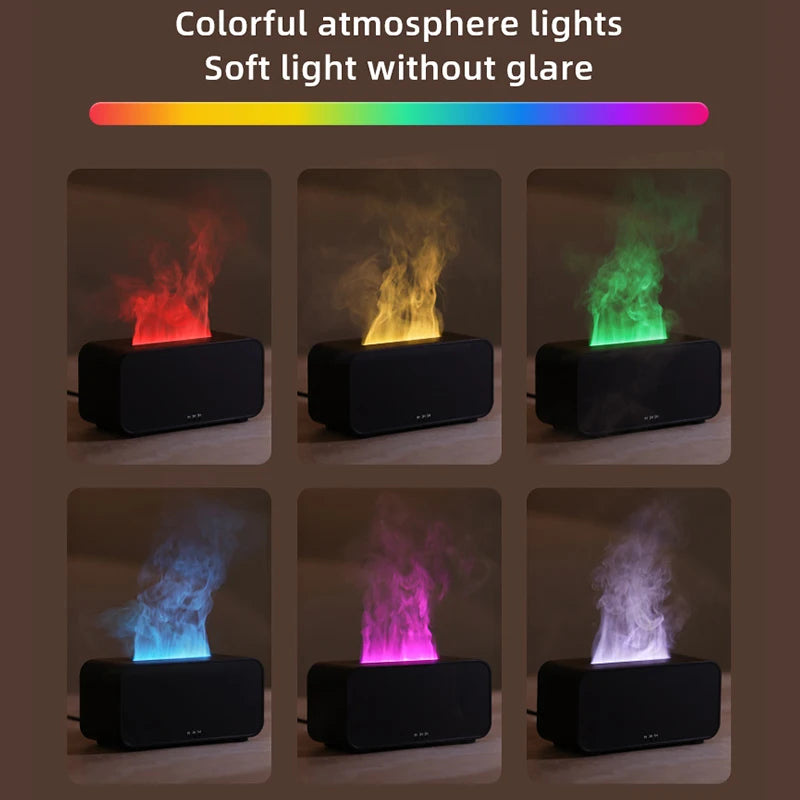 LED Colorful Flame Mini Air Humidifier - Atmos Hub