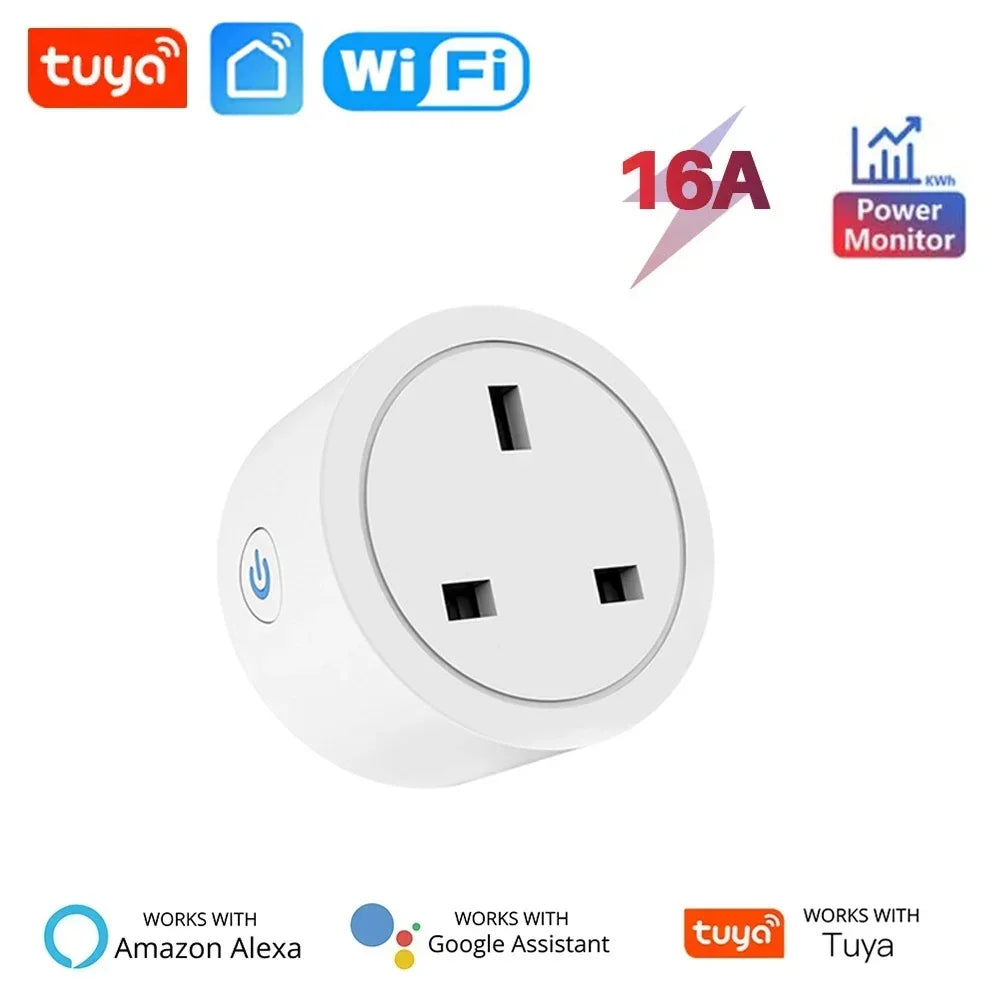 TUYA WIFI Smart Voice Control Socket With Alexa - Atmos Hub