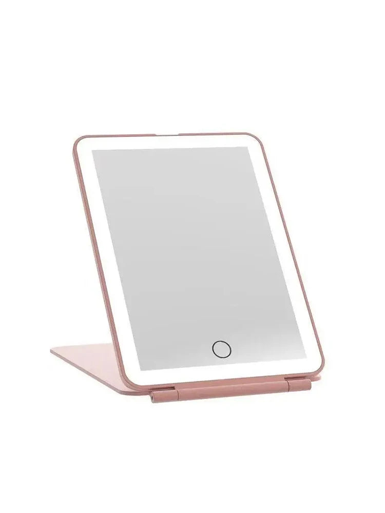 Rechargeable Touch Screen LED Foldable Mirror