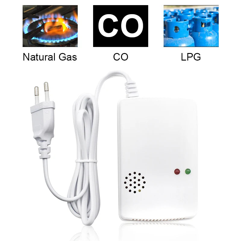 2-in-1 Natural Gas And Carbon Monoxide Sensor Alarm