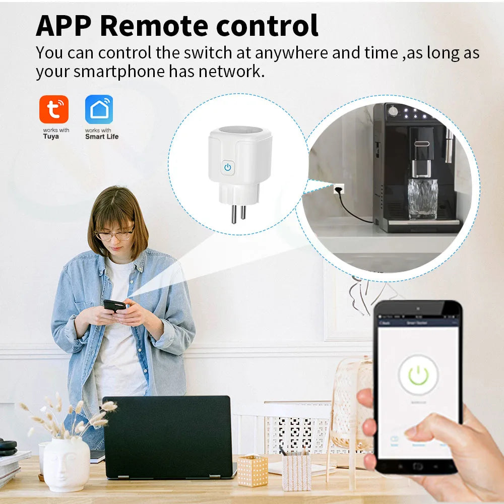 Wireless Mini Voice Control Smart Switch With Alexa - Atmos Hub