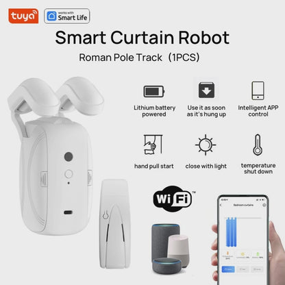 Smart Tuya Wifi Curtain Robot with gateway